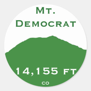 Mt. Democraat Sticker