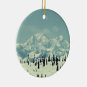 Mt. Denali 01 Keramisch Ornament (Rechts)