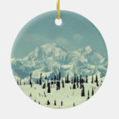 Mt. Denali 01 Keramisch Ornament (Achterkant)