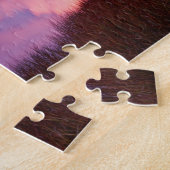 Mt. Denali, zonsondergang van Reflection Pond Legpuzzel (Zijkant)