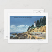 Mt. Desert Island, Bass Harbour Head Lighthouse Briefkaart (Voorkant / Achterkant)