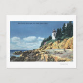 Mt. Desert Island, Bass Harbour Head Lighthouse Briefkaart (Voorkant)