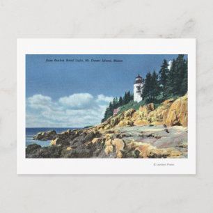 Mt. Desert Island, Bass Harbour Head Lighthouse Briefkaart
