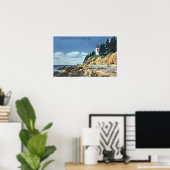 Mt. Desert Island, Bass Harbour Head Lighthouse Poster (Thuiskantoor)