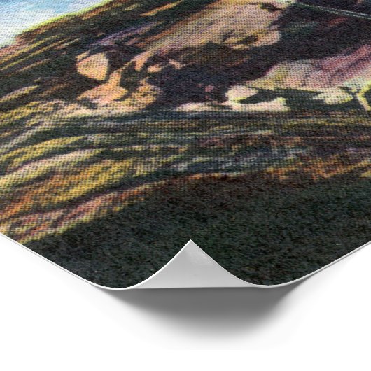 Mt. Desert Island Uitzicht of Thunder Hole Poster (Hoek)