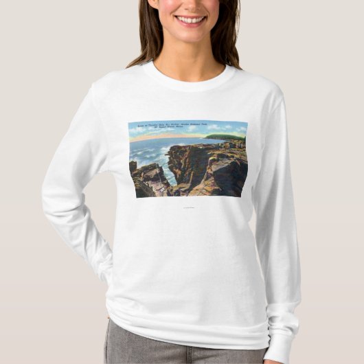 Mt. Desert Island Uitzicht of Thunder Hole T-shirt (Voorkant)