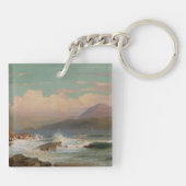 Mt. Desert, Maine Sleutelhanger (Achterkant)