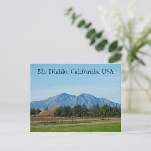 Mt. Diablo Briefkaart (Staand voorkant)