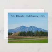 Mt. Diablo Briefkaart (Voorkant / Achterkant)