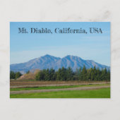 Mt. Diablo Briefkaart (Voorkant)