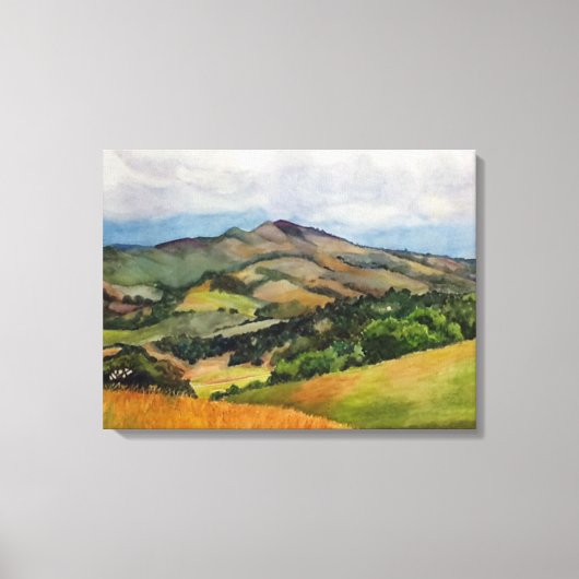 Mt. Diablo California  Canvas Afdruk (Voorkant)