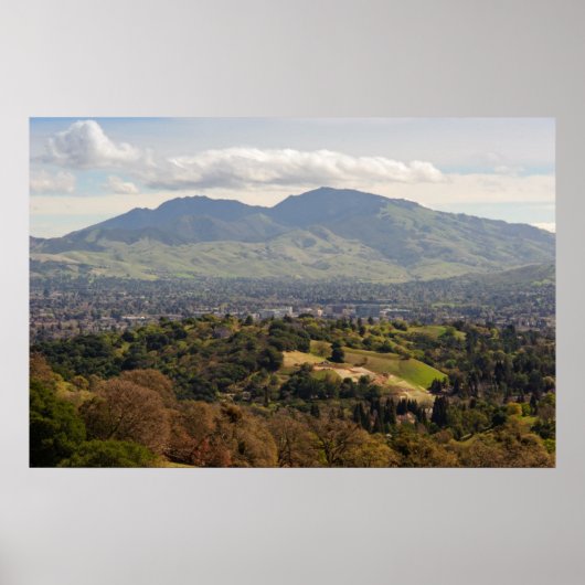 Mt. Diablo Poster (Voorkant)