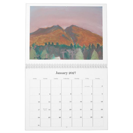 Mt. Diablo schilderijen van Stan Levine 2010 Agend Kalender (Jan 2027)