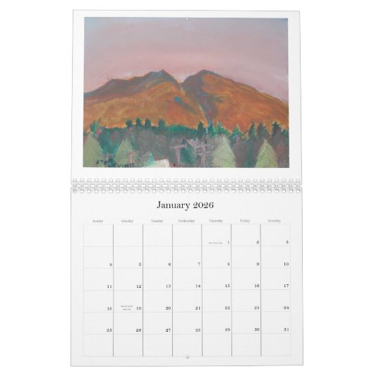 Mt. Diablo schilderijen van Stan Levine 2010 Agend Kalender (Jan 2026)