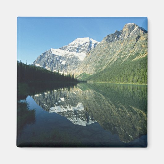Mt Edith Cavell in Cavell Lake, Jasper Nationaal Magneet (Voorkant)