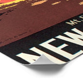 Mt Egmont New Zealand Travel Poster (Hoek)