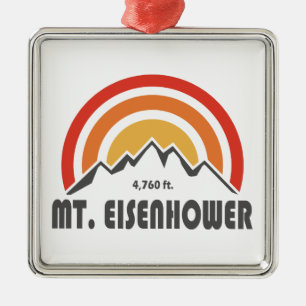 Mt. Eisenhower New Hampshire Metalen Ornament