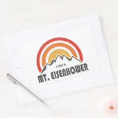 Mt. Eisenhower New Hampshire Rechthoekige Sticker (Envelop)