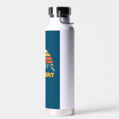 Mt. Elbert Colorado Retro Turquoise Waterfles (Links)