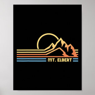 Mt. Elbert Colorado Wandelen Wandelaar Klimmen  Poster