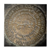 Mt Elbert Fourteener Benchmark Tile Tegeltje (Voorkant)