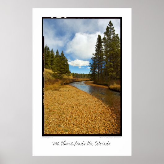 Mt. Elbert, Leadville, Colorado Poster (Voorkant)