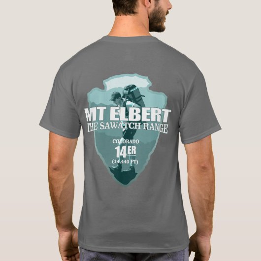 Mt Elbert (pijlpunt T) T-shirt (Achterkant)