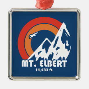 Mt. Elbert Sun Eagle Metalen Ornament