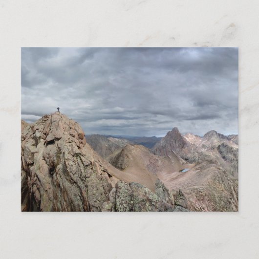 Mt Eolus Catwalk - Chicago Basin - Colorado Briefkaart (Voorkant)