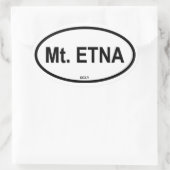 Mt. ETNA Ovale Sticker (Tas)