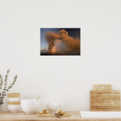 Mt. Etna Top vent, Sicilië, Italië Poster (Keuken)