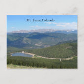 Mt. Evans, Colorado Briefkaart (Voorkant)