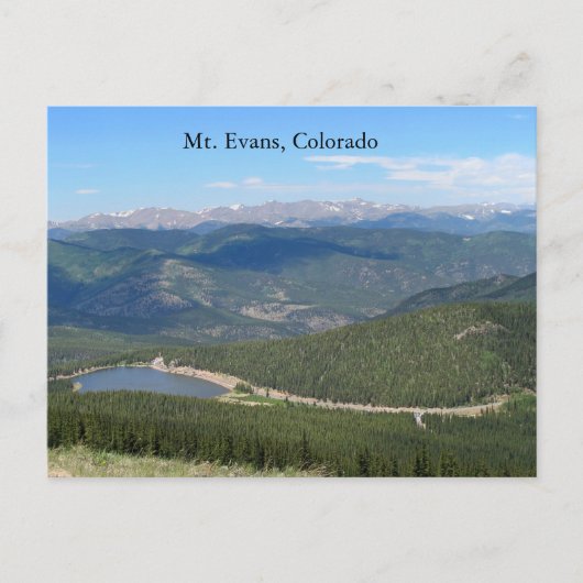 Mt. Evans, Colorado Briefkaart (Voorkant)