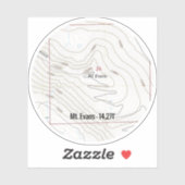 Mt. Evans Colorado Fourteener Sticker (Vel)