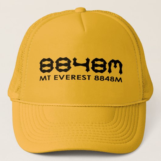 Mt Everest - 8848 m Trucker Pet (Voorkant)