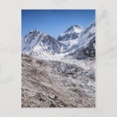 Mt Everest & Base Camp in Snowy Himalayan Mountain Briefkaart (Voorkant)