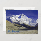 Mt. Everest Base Camp Tibetan side Briefkaart (Voorkant / Achterkant)