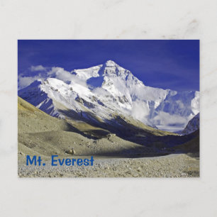 Mt. Everest Base Camp Tibetan side Briefkaart