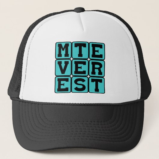 Mt Everest, hoogste berg ter wereld Trucker Pet (Voorkant)