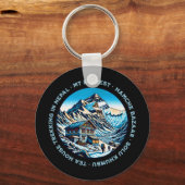 Mt Everest Namche Bazaar Theehuis Trekking Nepal Sleutelhanger (Voorkant)
