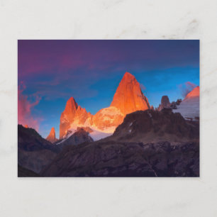 Mt Fitz Roy bij Sunrise Briefkaart