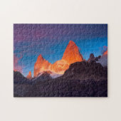 Mt Fitz Roy bij Sunrise Legpuzzel (Horizontaal)