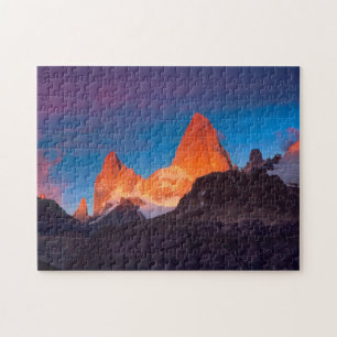 Mt Fitz Roy bij Sunrise Legpuzzel