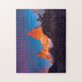 Mt Fitz Roy bij Sunrise Legpuzzel (Verticaal)