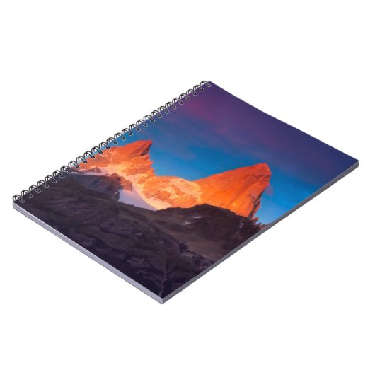 Mt Fitz Roy bij Sunrise Notitieboek (Linkerzijde)