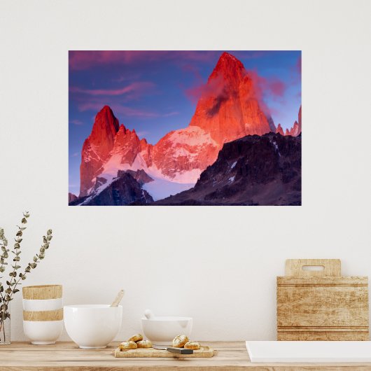 Mt Fitz Roy Poster (Keuken)