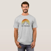 Mt. Foraker Alaska Retro T-shirt (Voorkant volledig)