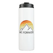 Mt. Foraker Alaska Retro Thermosbeker (Voorkant)