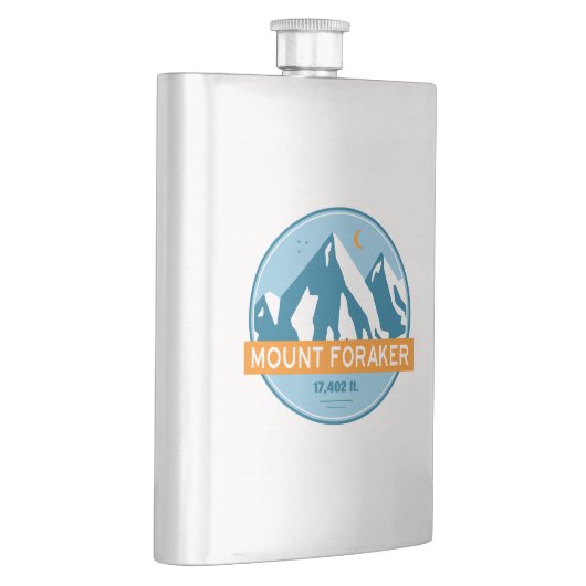 Mt. Foraker Alaska Stars Moon Flacon (Rechts)