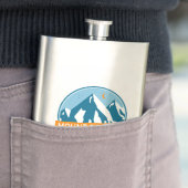 Mt. Foraker Alaska Sterren Maan Flacon (Voorbeeld)